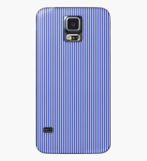 Cobalt Blue and White Vertical Nautical Sailor Stripe Case/Skin for Samsung Galaxy