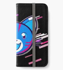 Orange tabby cat orange tabby Eighties Retro Violet and Purple iPhone Flip-Case/Hülle/Klebefolie