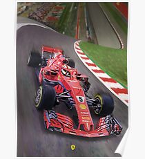 Formel 1 Belgien Grand Prix Poster Poster