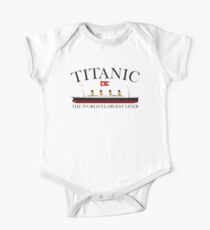Titanic, 1912, RMS Titanic, Kreuzfahrt, Schiff, Katastrophe Baby Body Kurzarm