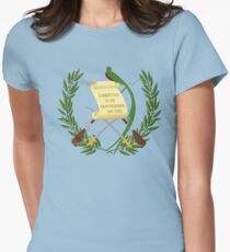 Armoiries du Guatemala T-shirt col V femme