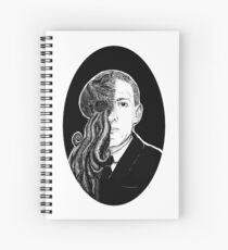 HP Lovecraft & Cthulhu Portrait Spiral Notebook