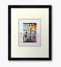 Leeteuk - Sparkle Framed Print