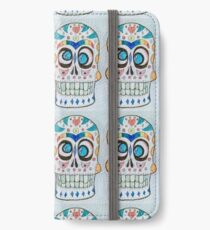 Wacky Watercolor Sugar Skull iPhone Wallet/Case/Skin
