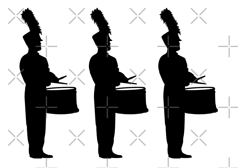 "Marching Band Snare Trio" by Vistascribe Redbubble