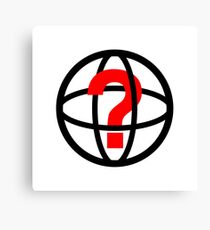 Fake News Globe Canvas Print