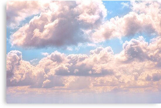 “Dreamy Clouds” Canvas Print by newburyboutique | Redbubble