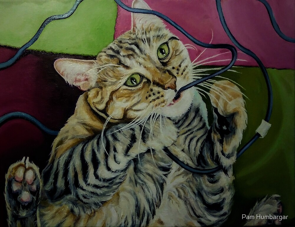 "I Untangle Cords For You" by Pam Humbargar Redbubble