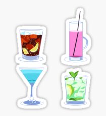 Cocktails Sticker