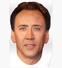 Nicolas Cage's Head Poster