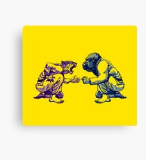 Martial Arts - Way of Life #1 - tiger vs gorilla - Jiu jitsu, bjj, judo Canvas Print
