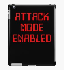 Attack Mode Enabled Funny Gamer iPad Case/Skin