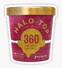 Halo Top Red Velvet Ice Cream Pint Sticker