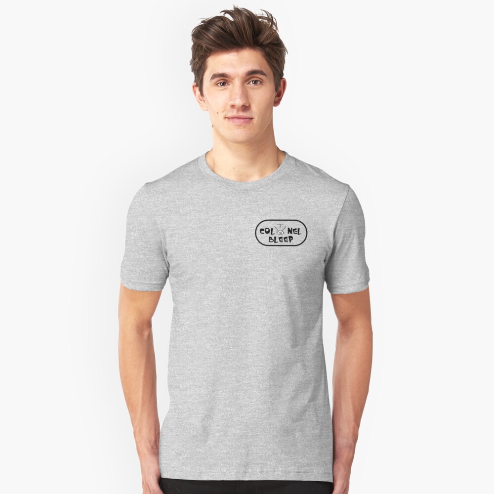 Colonel Bleep Logo Varriants Slim Fit T-Shirt