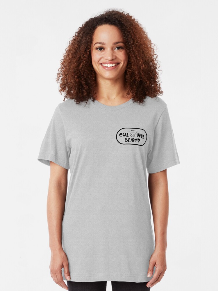 Alternate view of Colonel Bleep Logo Varriants Slim Fit T-Shirt