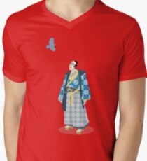 Samurai Serenity Men's V-Neck T-Shirt