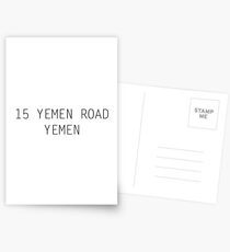 15 Yemen Road, Yemen Postcards