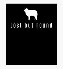 Lost But Found Bible Christian Good Shepard Sheep Photographic Print