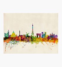 Paris Skyline Fotodruck