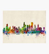 Chicago City Skyline Photographic Print
