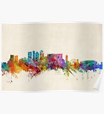 Cape Town South Africa Skyline Poster