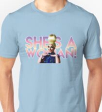Miz Cracker: She's A Woman! Unisex T-Shirt