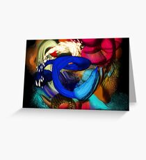 Blooming Fungus, Burning Spores Greeting Card