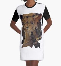 perro galgo Graphic T-Shirt Dress