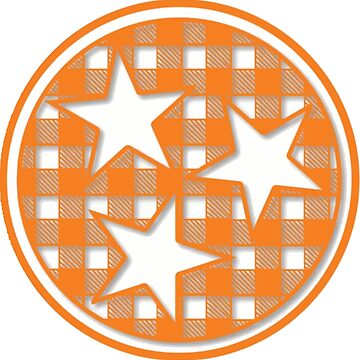 Artwork thumbnail, Tennessee Gingham Tristar by MorganNicole021