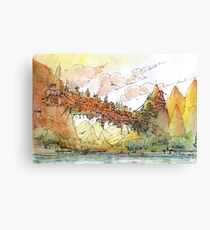La citta' ponte! Canvas Print