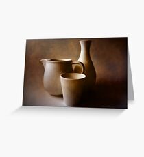 Pottery Greeting Card