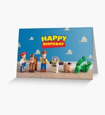 Toy Story themed Birthday Card Greeting Card