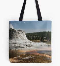 Castle Geyser, Yellowstone National Park Tote Bag
