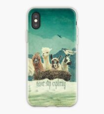 Never Stop Exploring The Snow iPhone Case