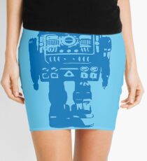 Clockwork Blue Mini Skirt