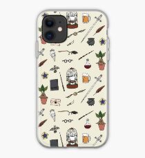 Owl and wand iPhone Case