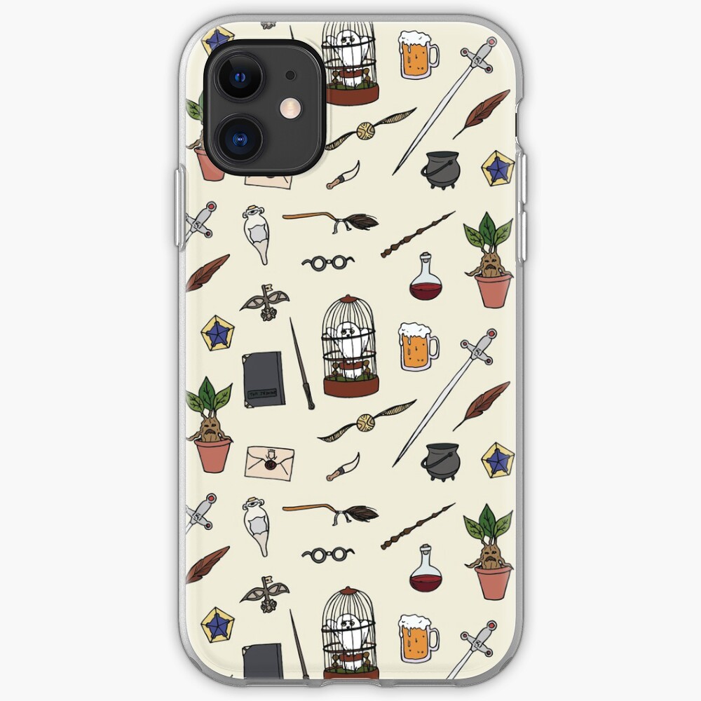 Owl and wand iPhone Case & Cover