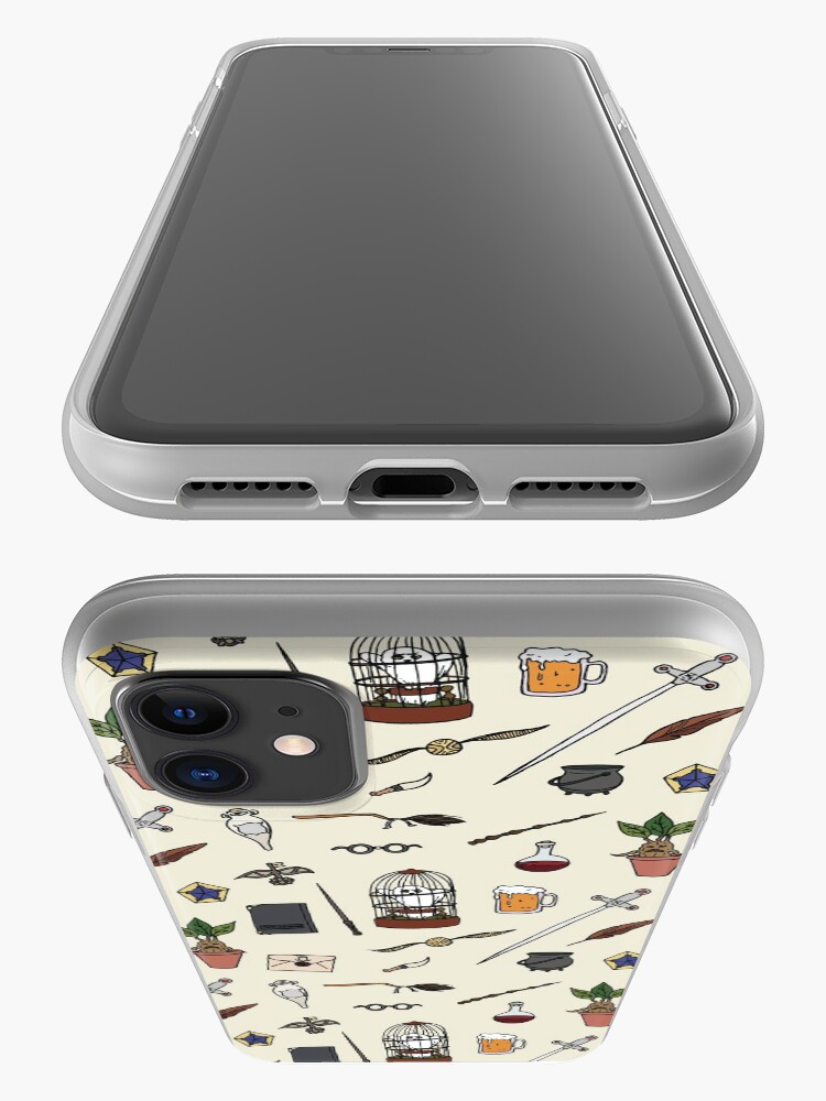 Alternate view of Owl and wand iPhone Case & Cover