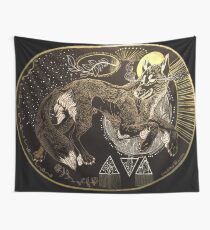 Desert wolf Wall Tapestry