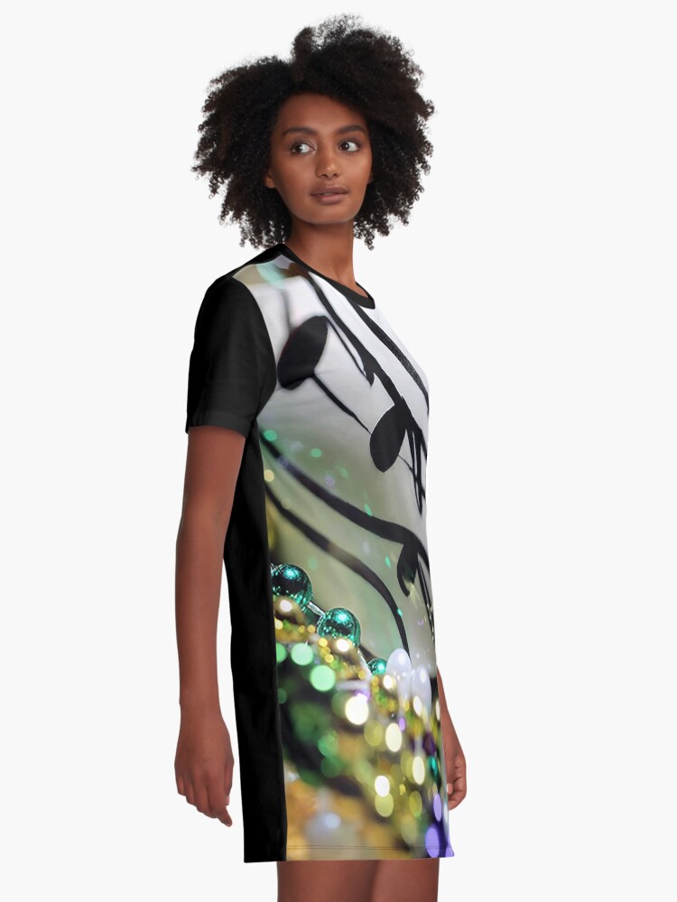 Alternate view of Mardi Gras I Graphic T-Shirt Dress