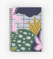 Rosa Blumen Spiral Notebook