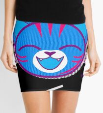 Orange tabby cat orange tabby Eighties Retro Violet and Purple Mini Skirt