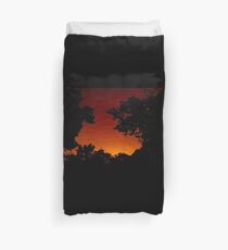 Red Skies Duvet Cover