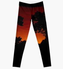 Red Skies Leggings
