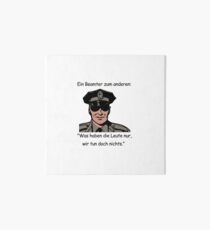 Polizisten Witz! Geschenkidee Polizei Art Board