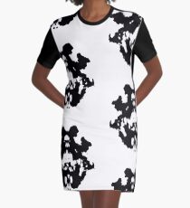 Rorschach inkblot 4 Graphic T-Shirt Dress