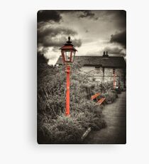 By the Gas Light - Levisham Station Canvas Print