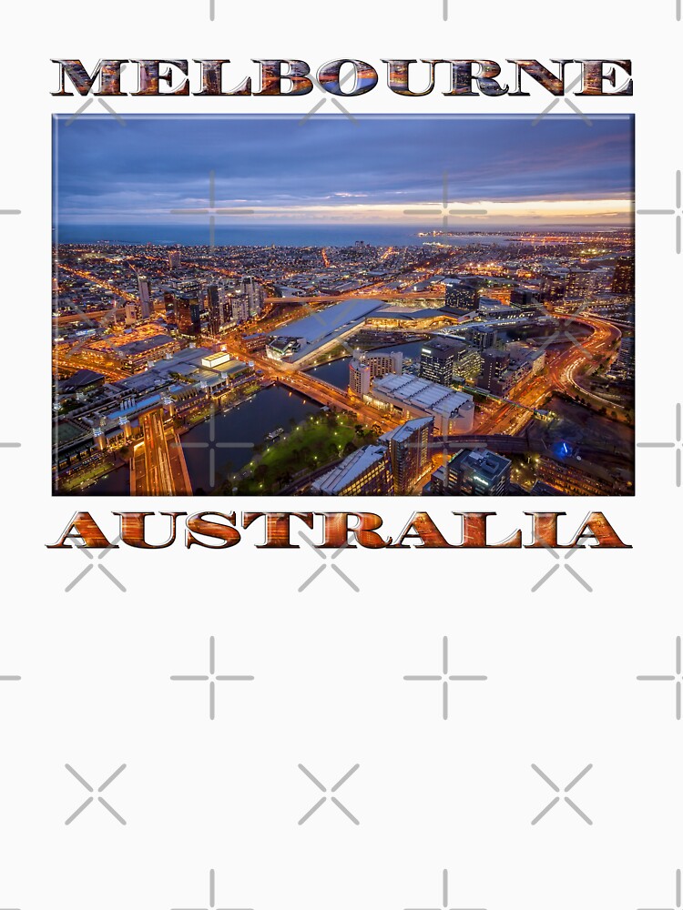 Stunning Melbourne (poster on white) by RayW