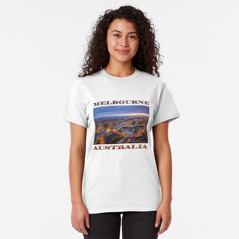 Stunning Melbourne (poster on white) Classic T-Shirt