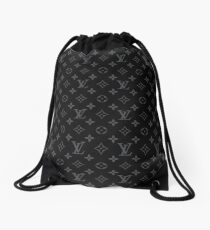gray colour Drawstring Bag